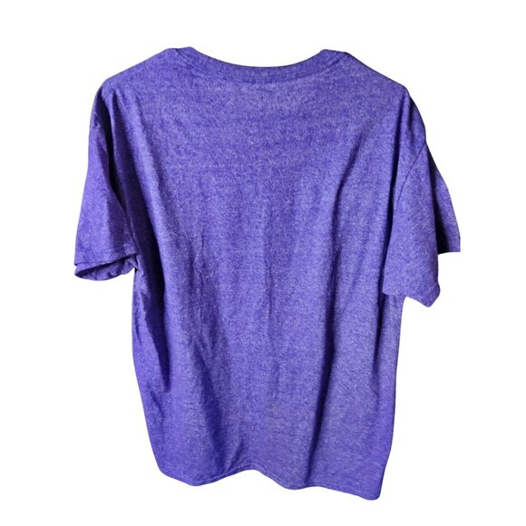 Fruit of the Loom Defense Against The Dark Arts Mens T-Shirt Heather Purple Grap - Picture 2 of 2